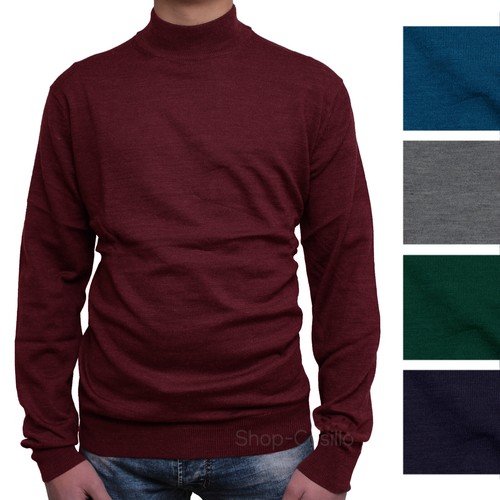 Maglia uomo lupetto lana - lana, sotto